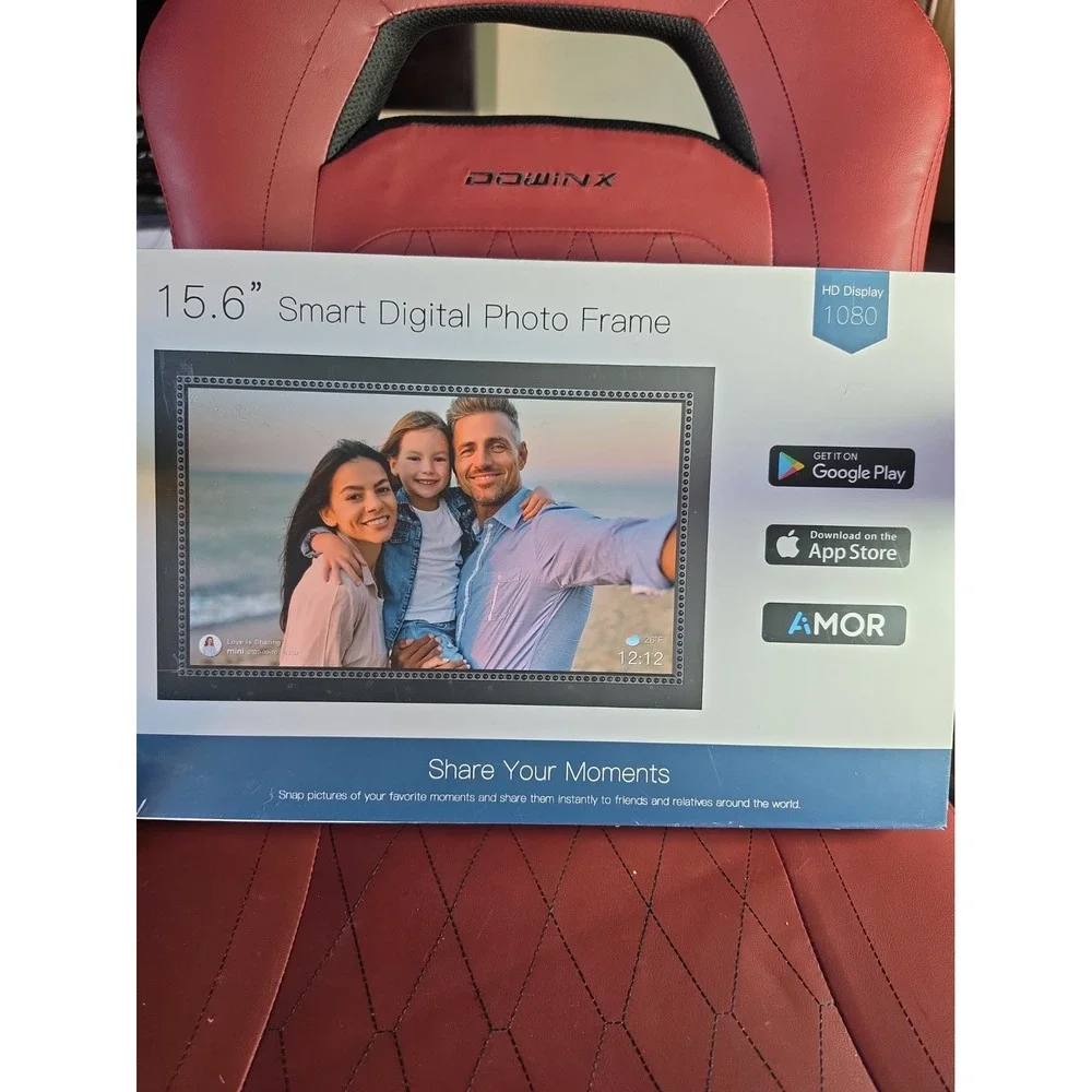 New Sealed Box 15.6-Inch Digital Smart Photo Frame w/WiFi HD Touch Screen 32GB